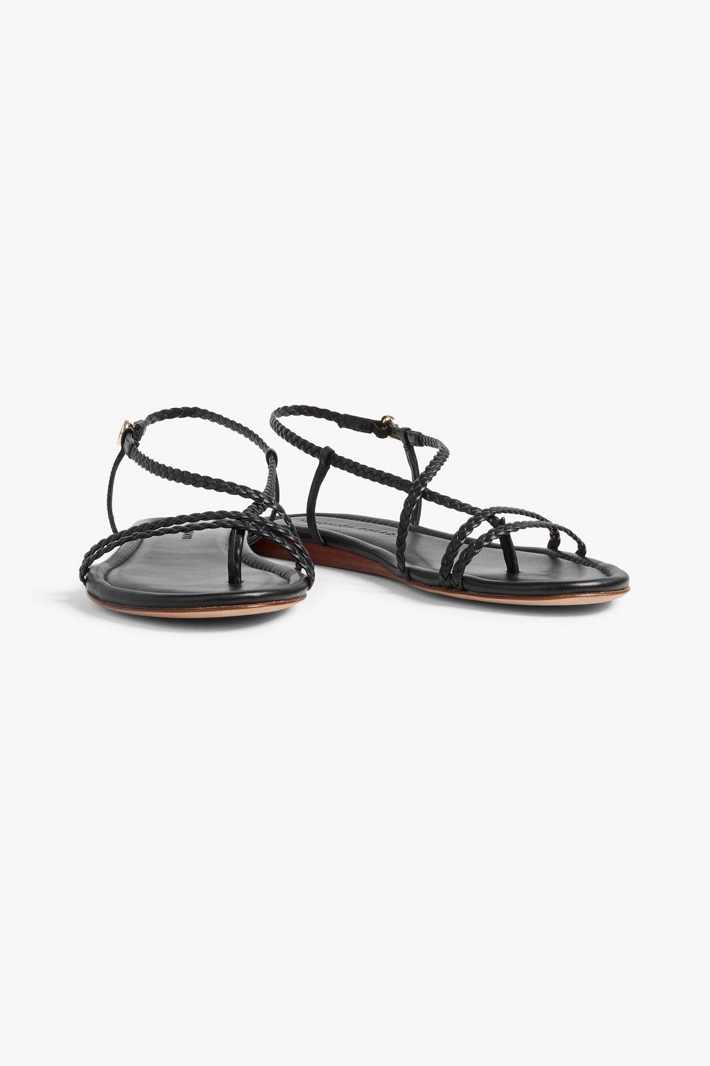 VERONICA BEARD Soia braided leather sandals | THE OUTNET