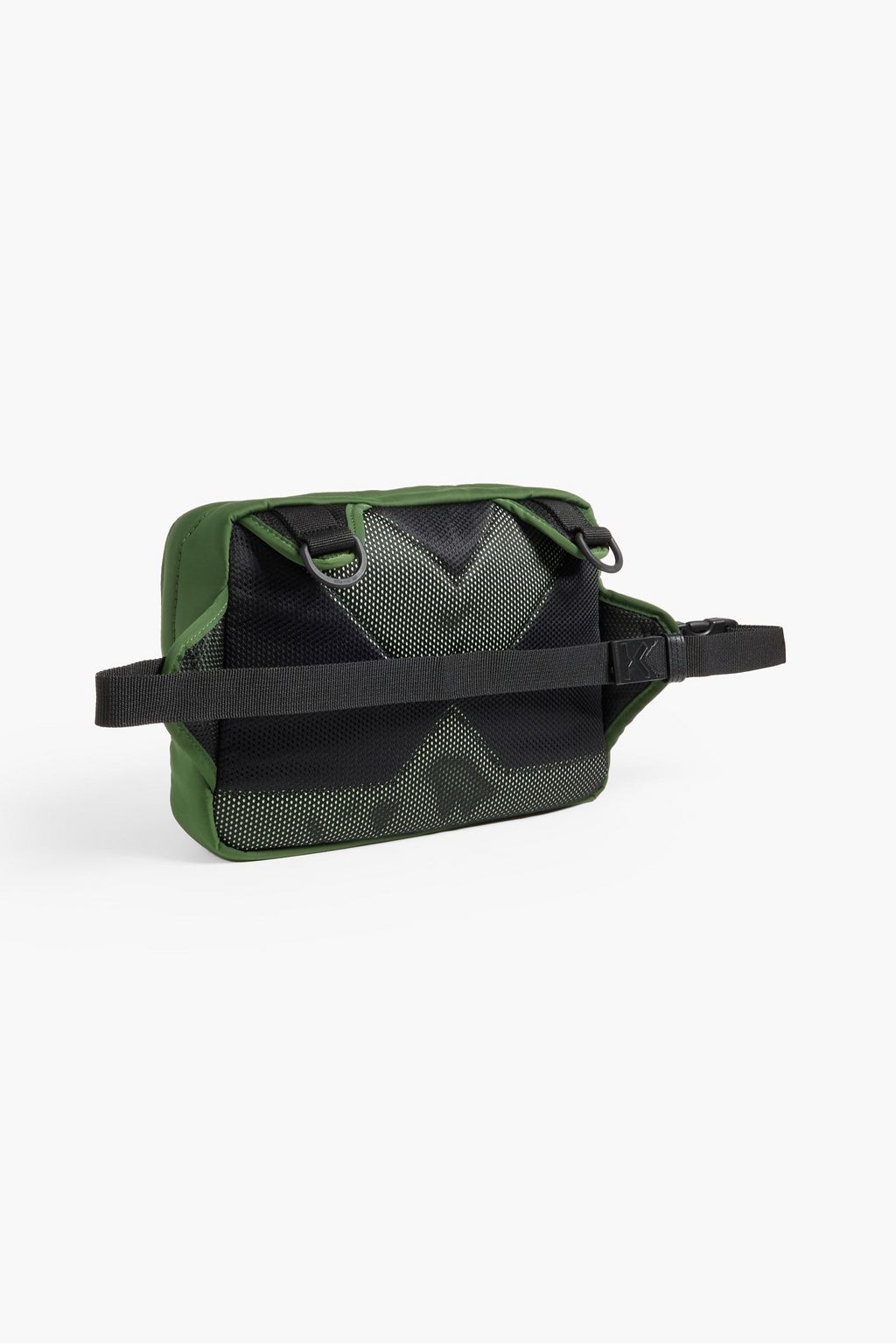 KENZO Printed mesh and shell belt bag