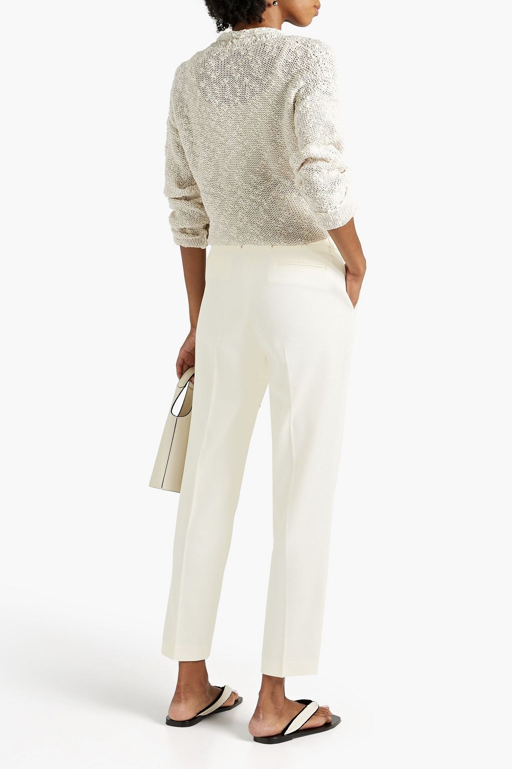 FABIANA FILIPPI Wool-twill slim-leg pants