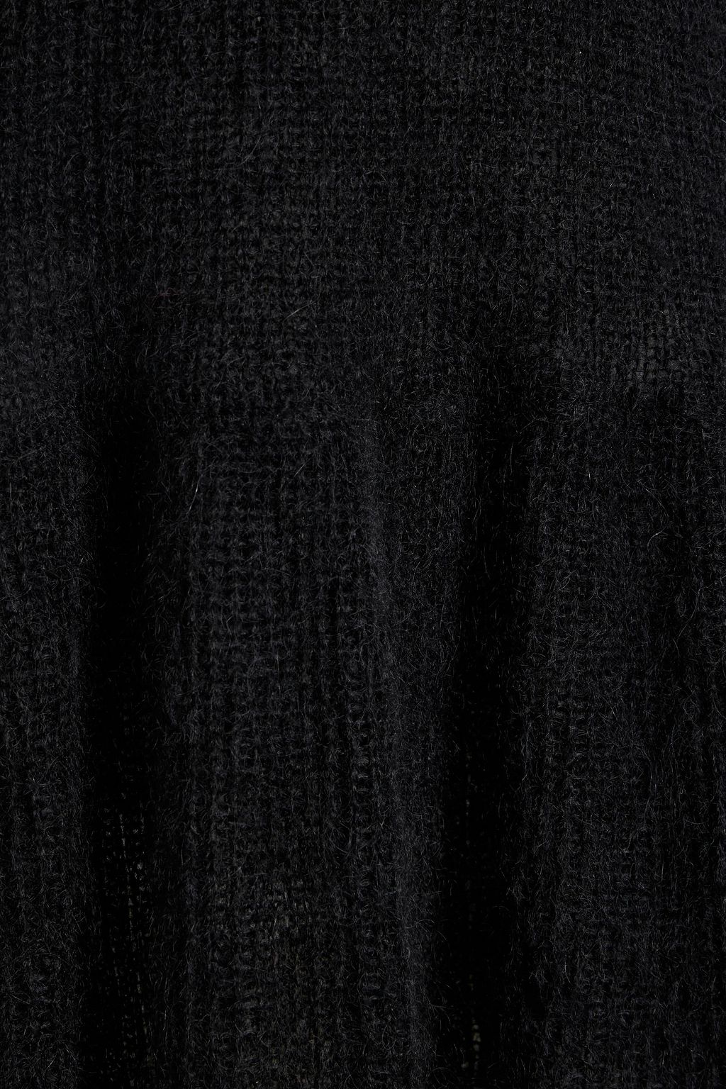 REDVALENTINO Ruffled mohair-blend sweater