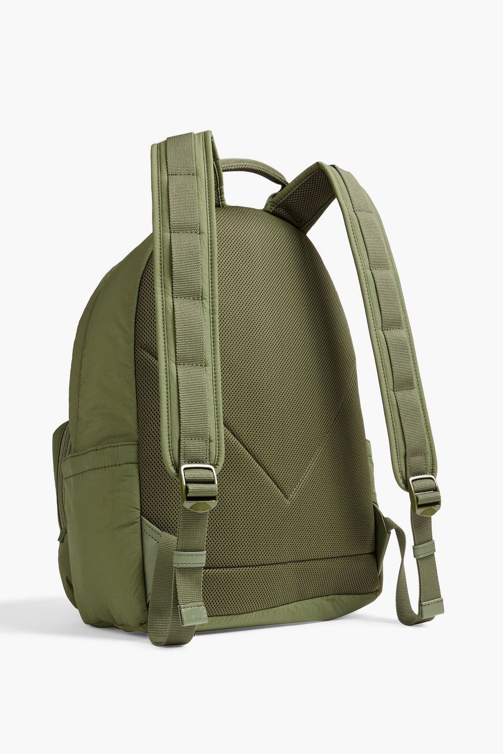 KENZO Mesh-paneled appliquéd shell backpack