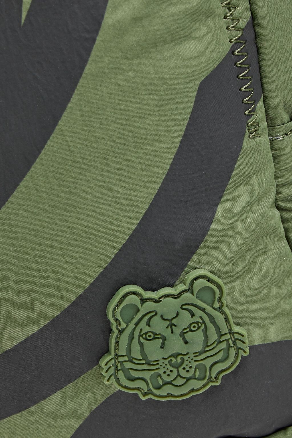 KENZO Rucksack aus Shell mit Mesh-Einsatz und Print