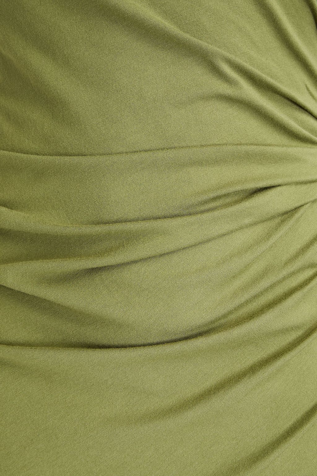 BY MALENE BIRGER ジャージー ミディワンピース ギャザー入り