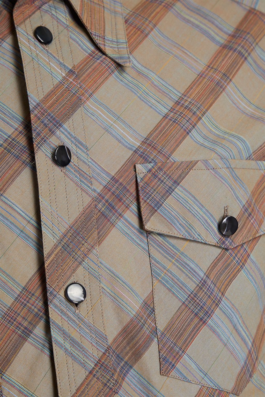 LEMAIRE Checked cotton shirt