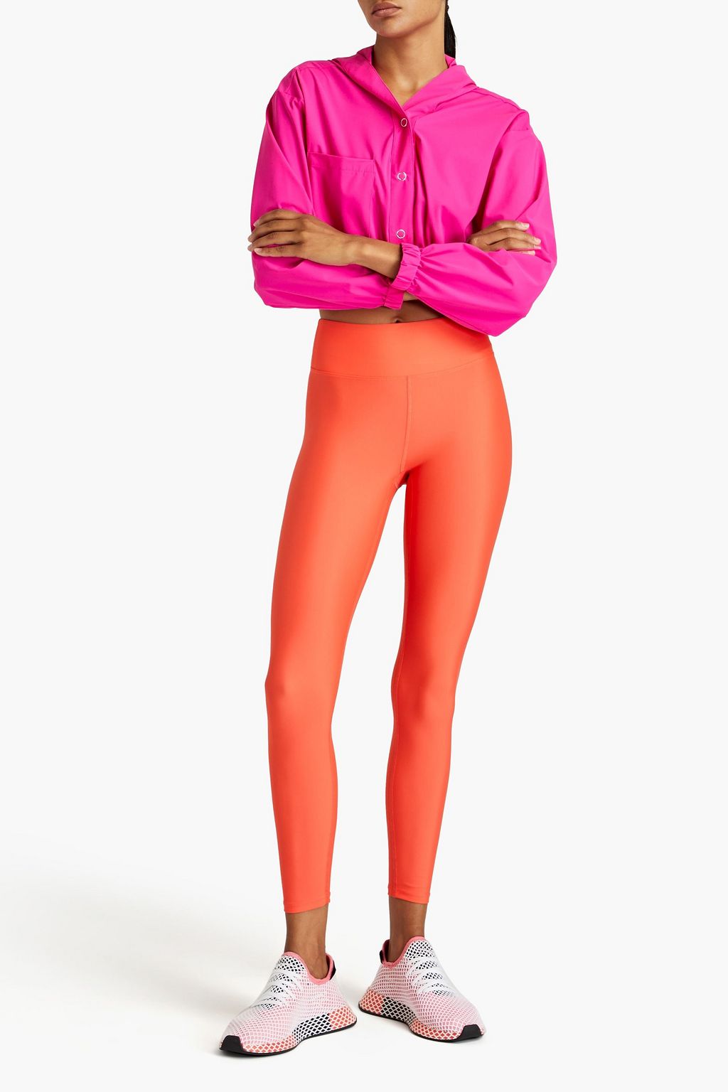 HEROINE SPORT ストレッチ クロップド レギンス