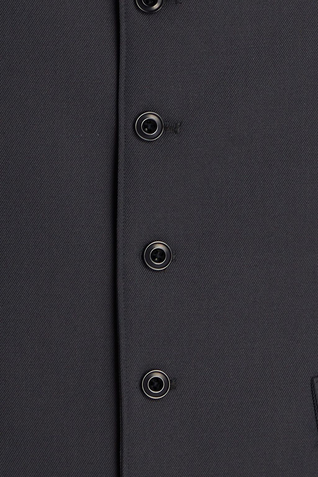 LEMAIRE Paneled twill and satin waistcoat