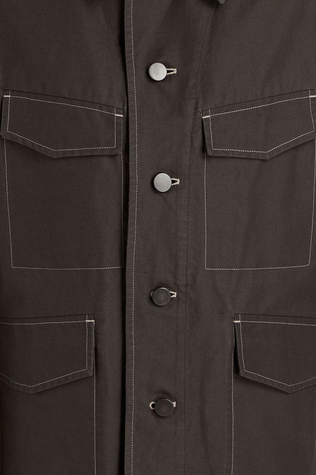LEMAIRE Cotton and linen-blend canvas jacket