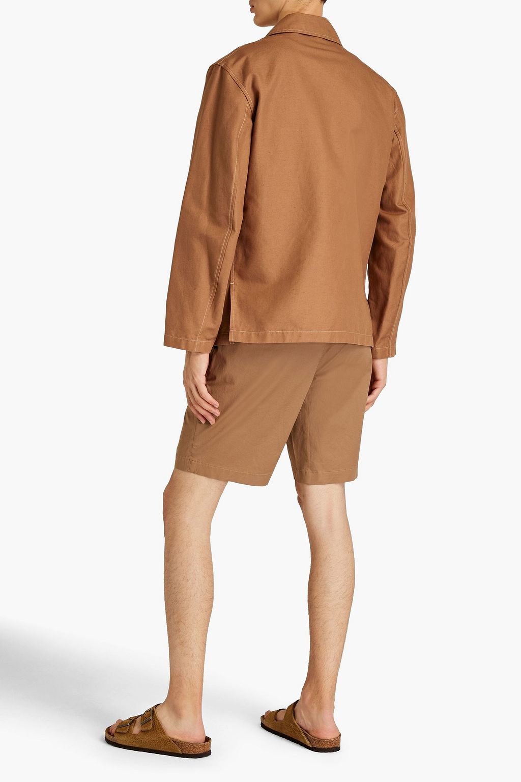 LEMAIRE Cotton and linen-blend canvas jacket
