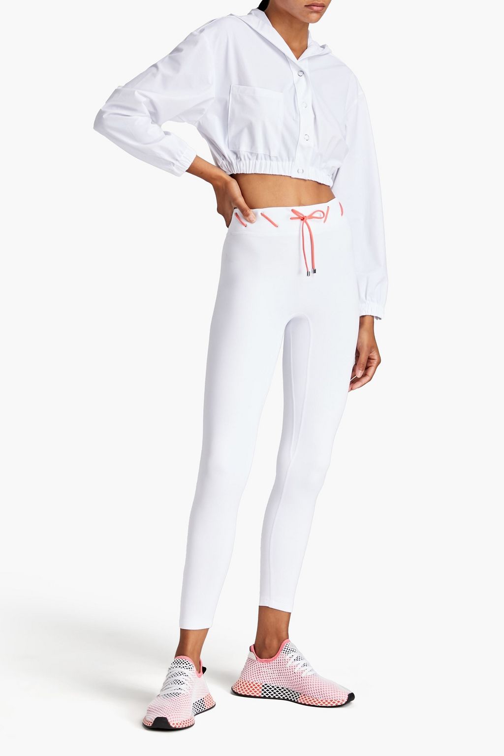 HEROINE SPORT Stretch-Leggings mit Schnürung