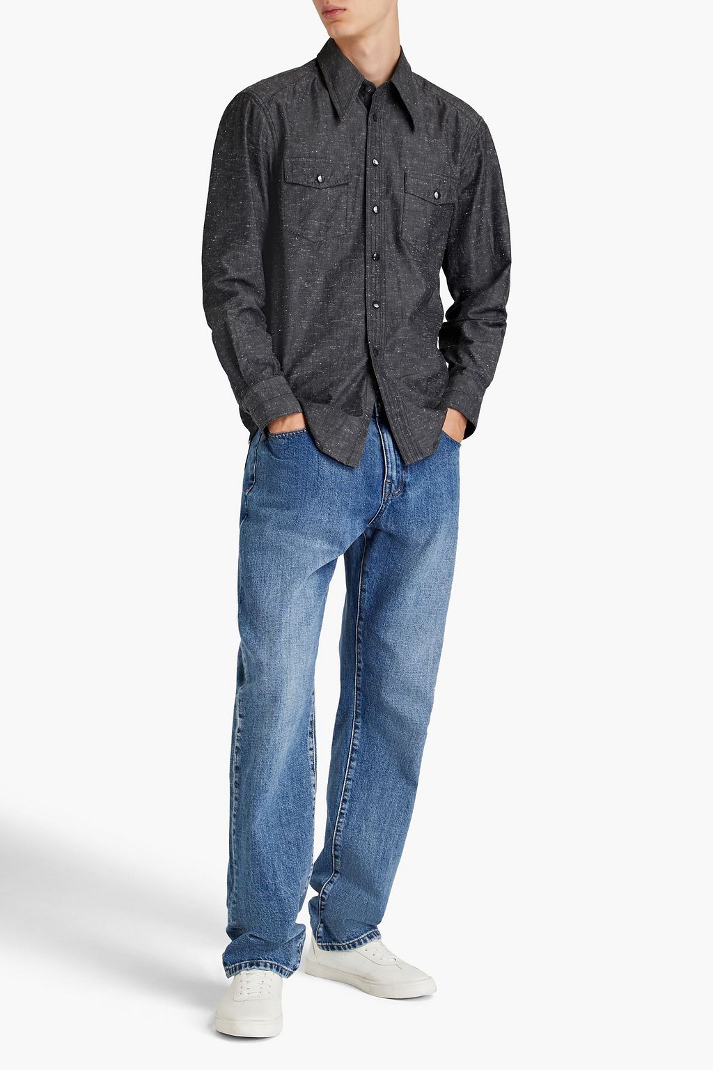 LEMAIRE Donegal cotton shirt