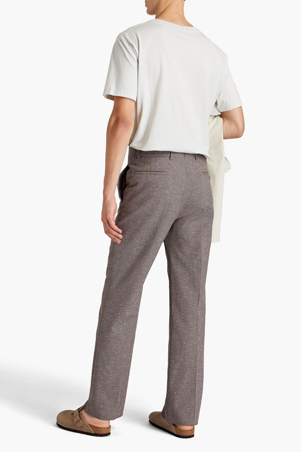 LEMAIRE Donegal wool-blend pants