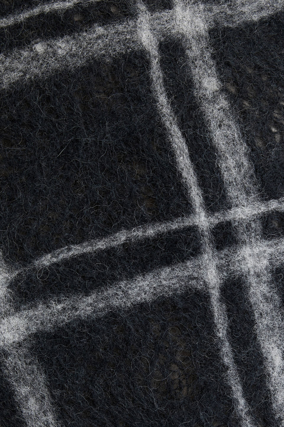 3.1 Phillip Lim Checked Pointelle-knit Alpaca-blend Sweater In Anthracite