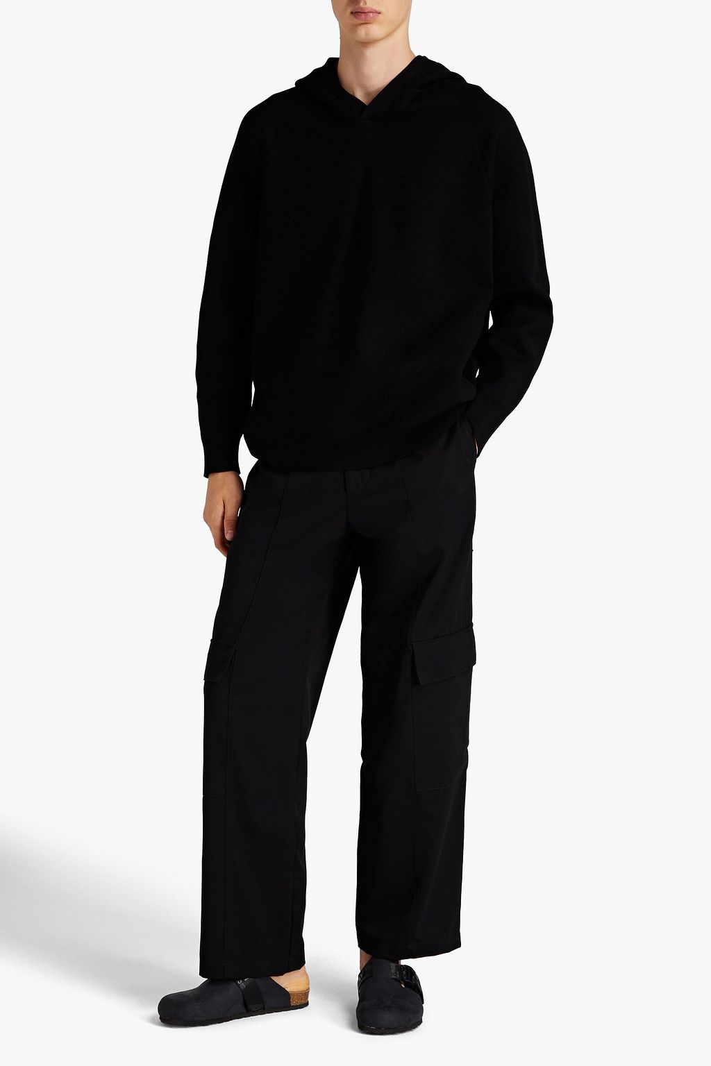 THEORY Jago knitted hoodie