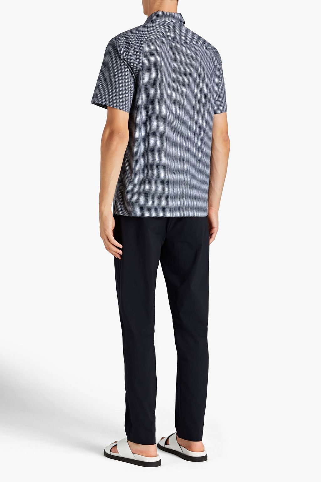 THEORY Curtis textured shell pants