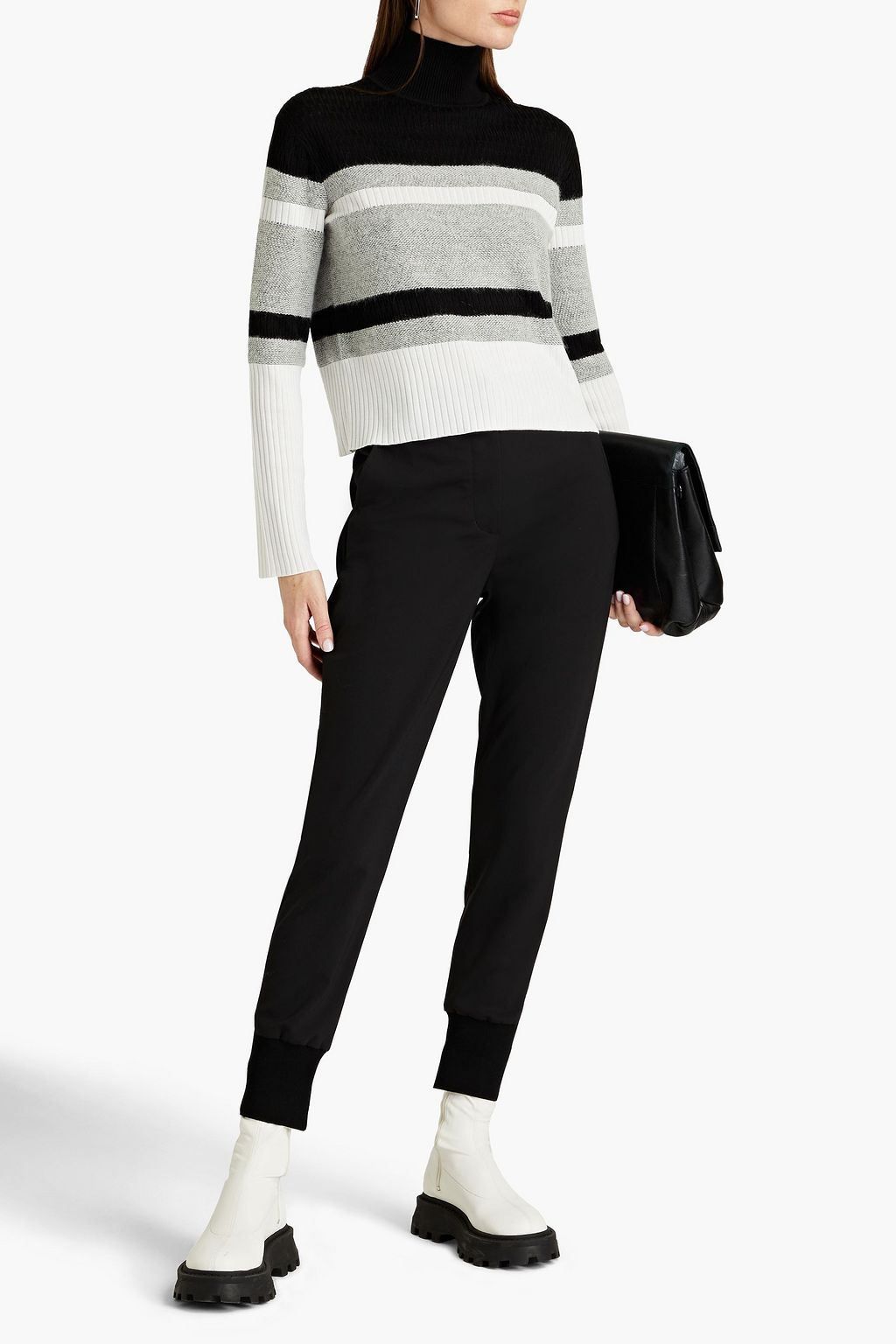 3.1 PHILLIP LIM 울 혼방 트랙 팬츠
