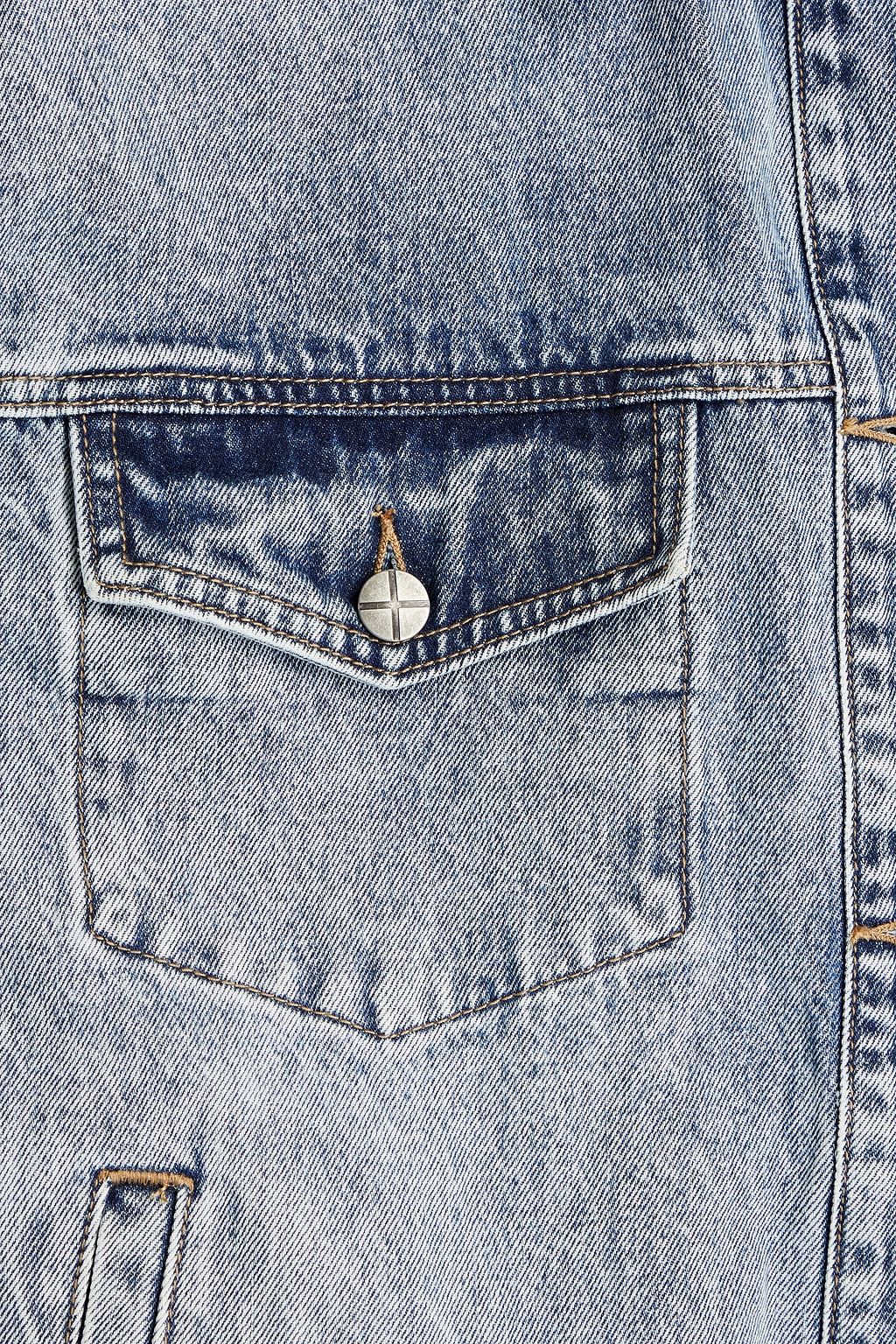 KSUBI Faded denim jacket