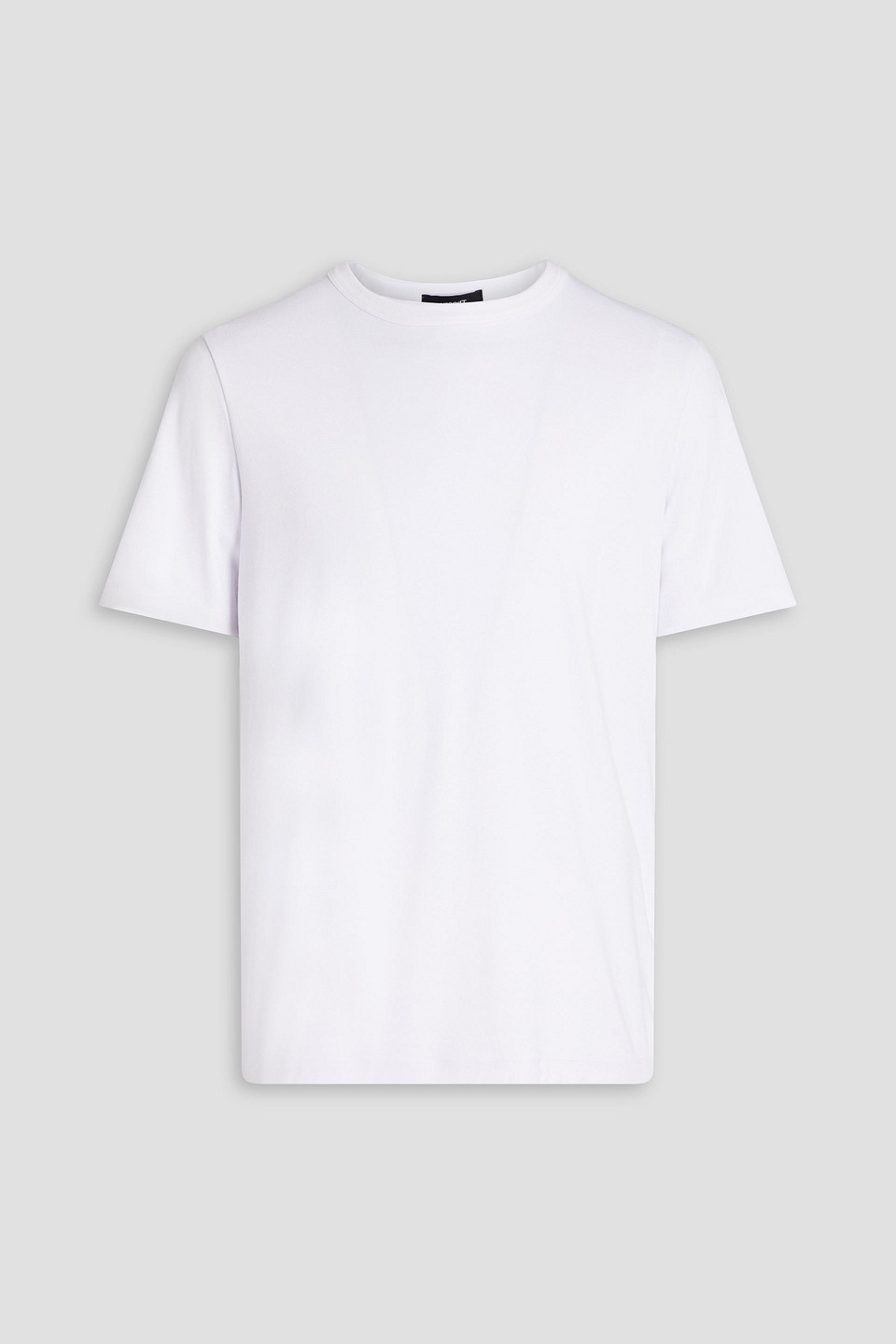 Theory Round-neck Short-sleeved T-shirt In White