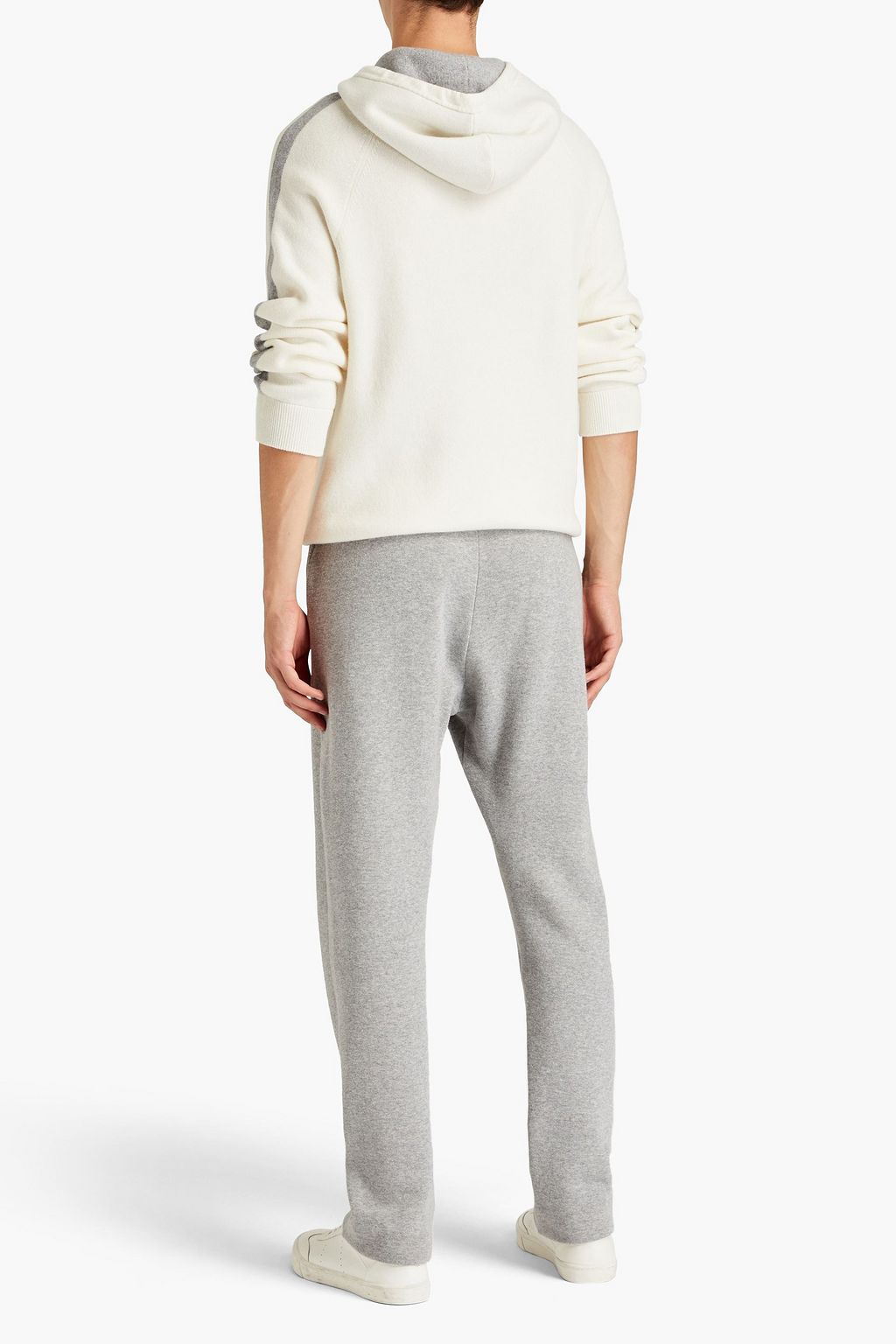 THEORY Wool and cashmere-blend hoodie
