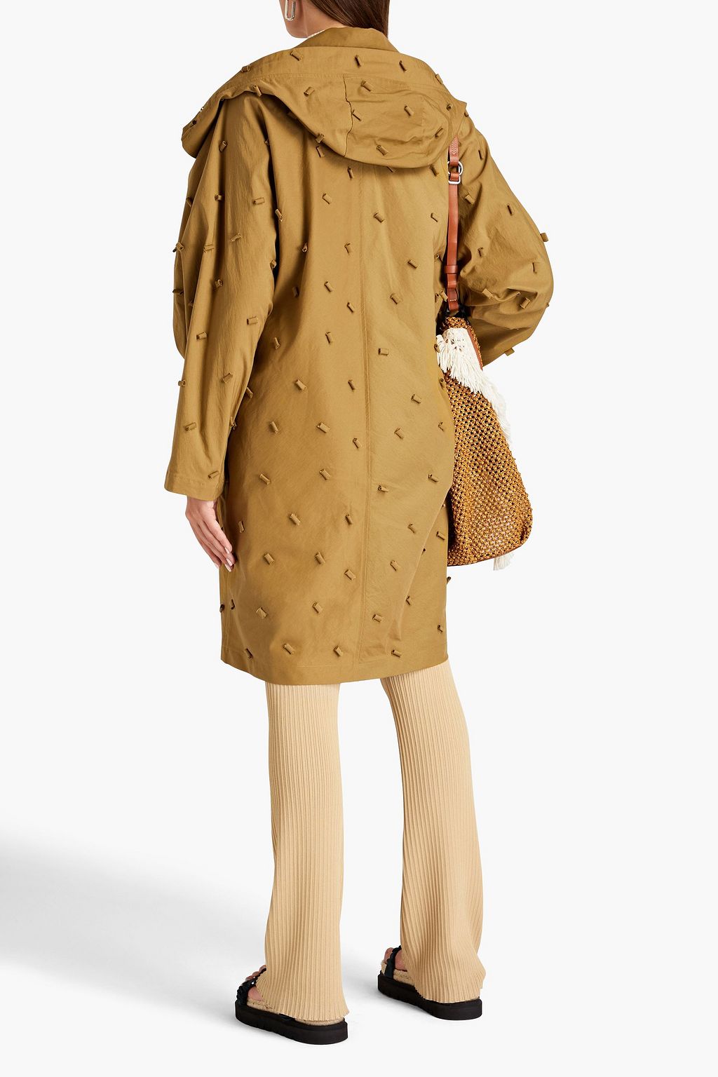 3.1 PHILLIP LIM Embellished cotton-blend shell hooded parka