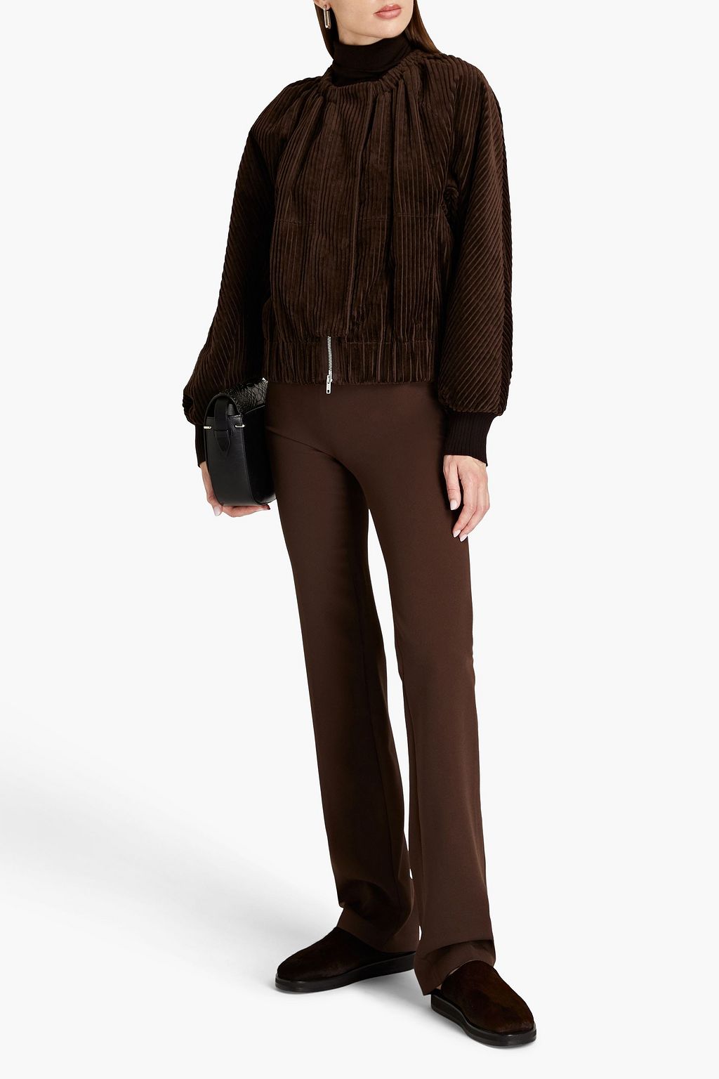3.1 PHILLIP LIM Zip-detailed cotton-blend twill jacket | THE OUTNET