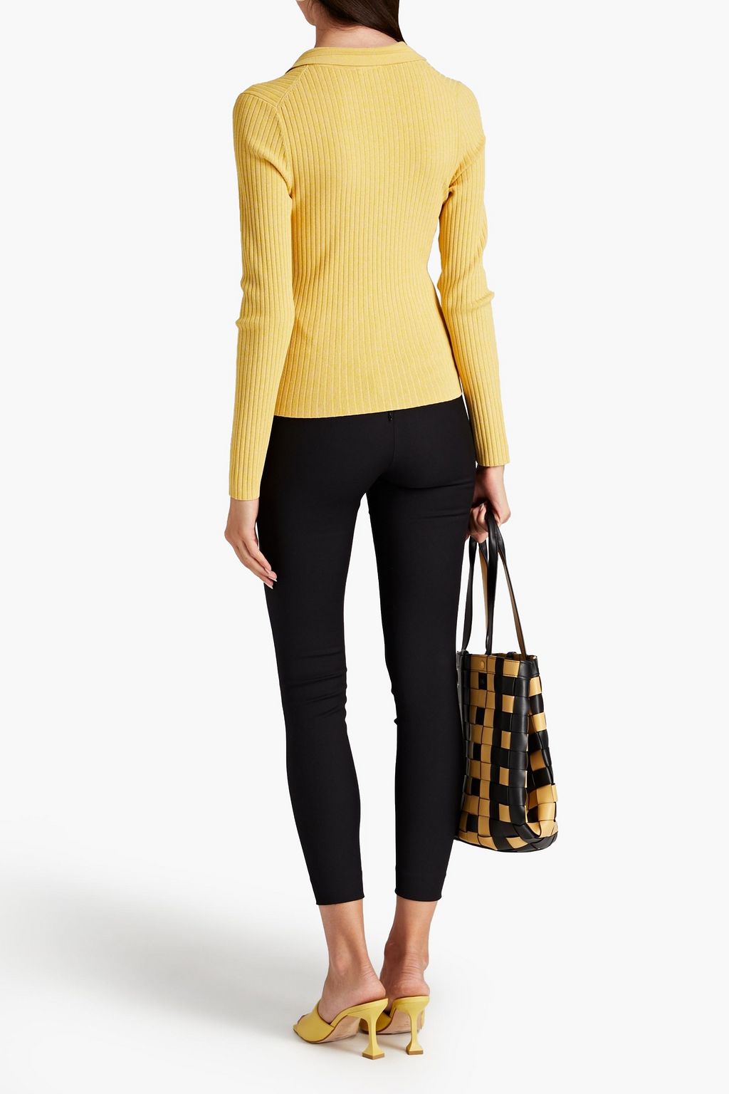 BY MALENE BIRGER Adelio 스트레치 코튼 저지 스키니 팬츠