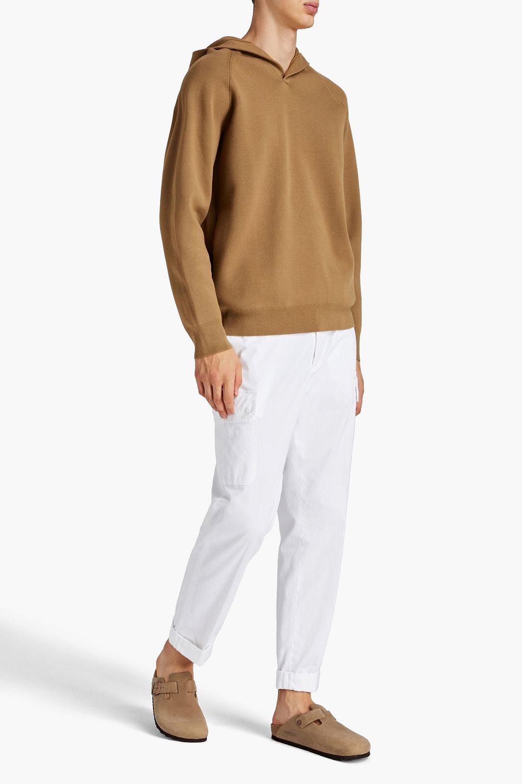 THEORY Jago knitted hoodie