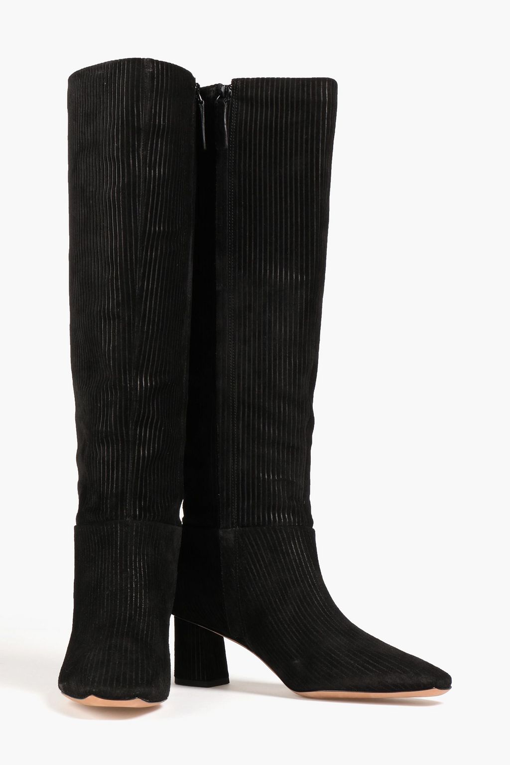 3.1 PHILLIP LIM Tess ribbed suede knee boots THE OUTNET
