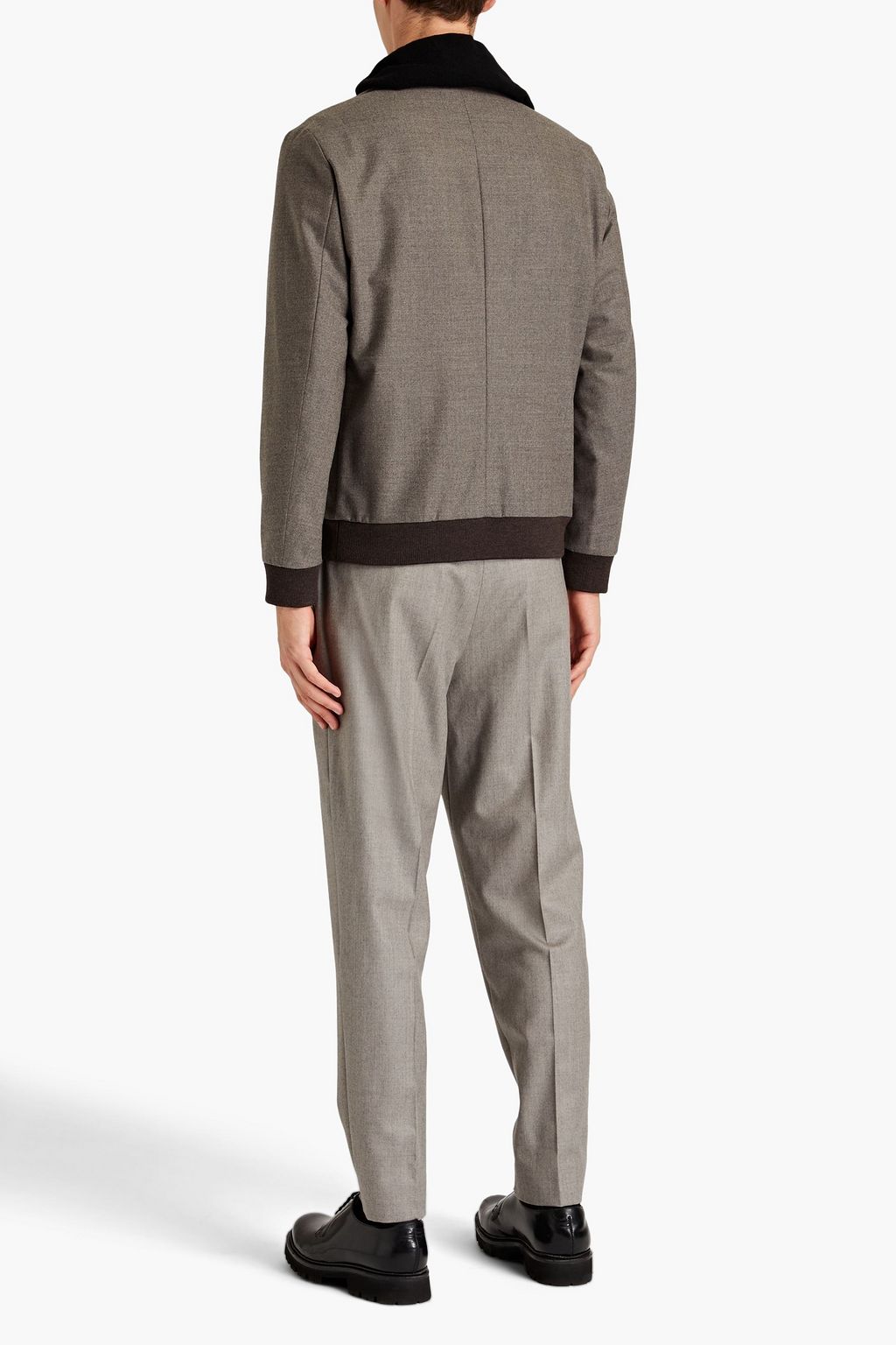 THEORY Aiden wool-blend bomber jacket