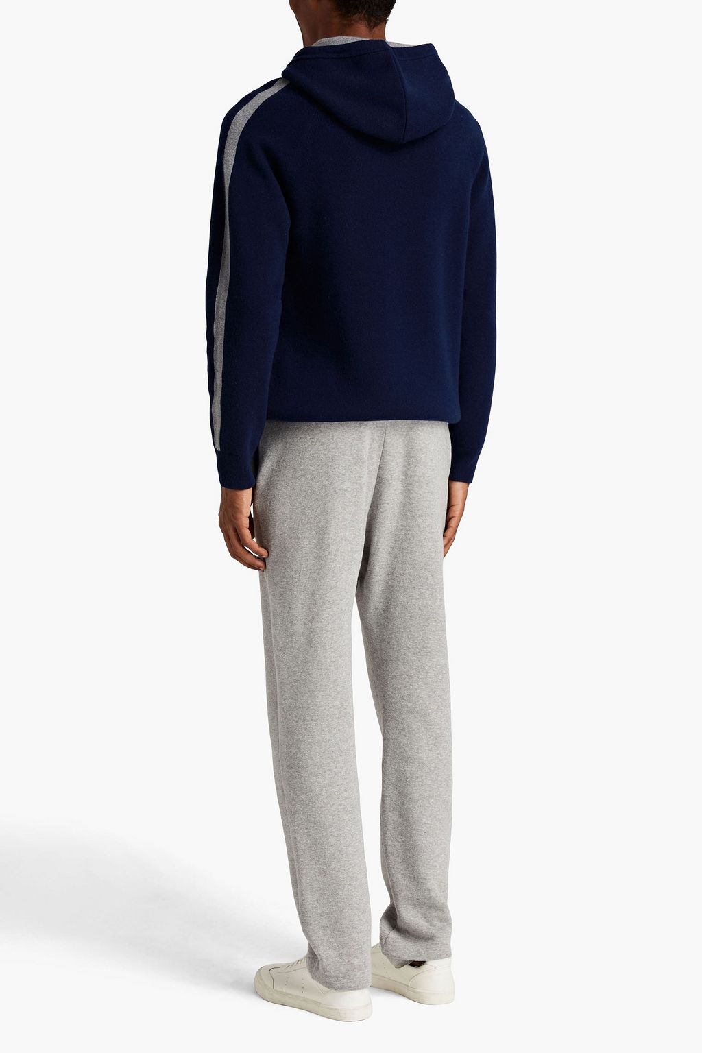 THEORY Wool and cashmere-blend hoodie