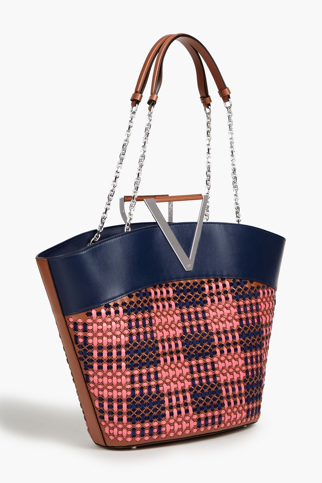 ROGER VIVIER Woven leather tote
