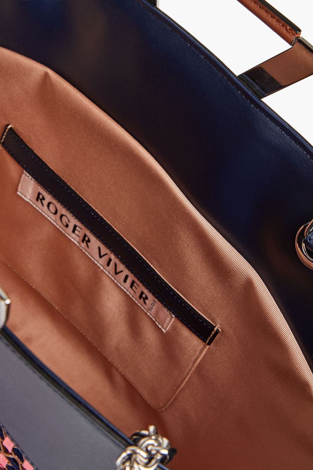 ROGER VIVIER Woven leather tote