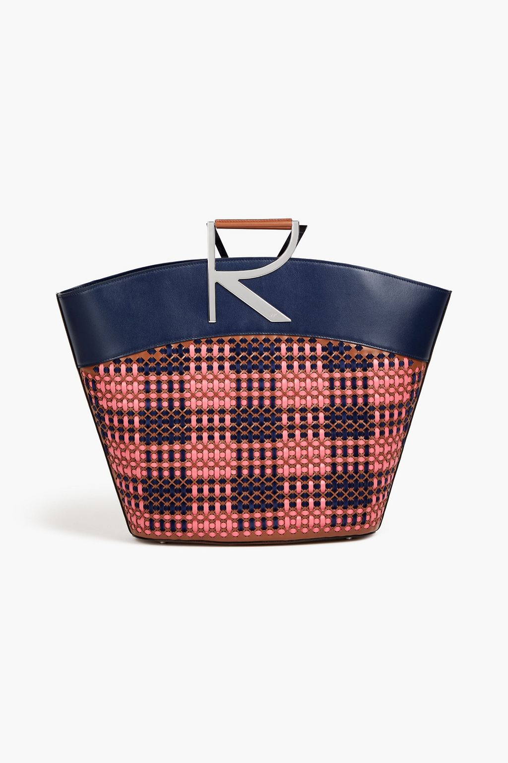 ROGER VIVIER Woven leather tote