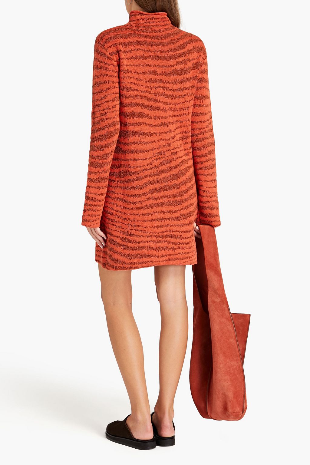 BY MALENE BIRGER Elnora ribbed cotton-blend jacquard mini dress