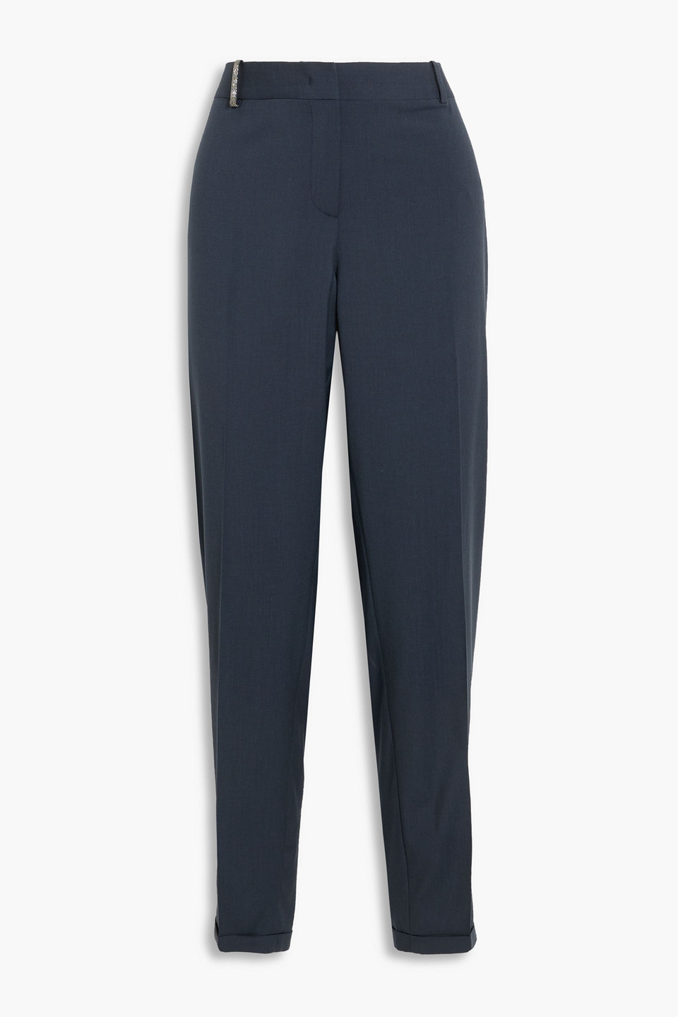 fabiana filippi - merino wool tapered pants - blue - it 44