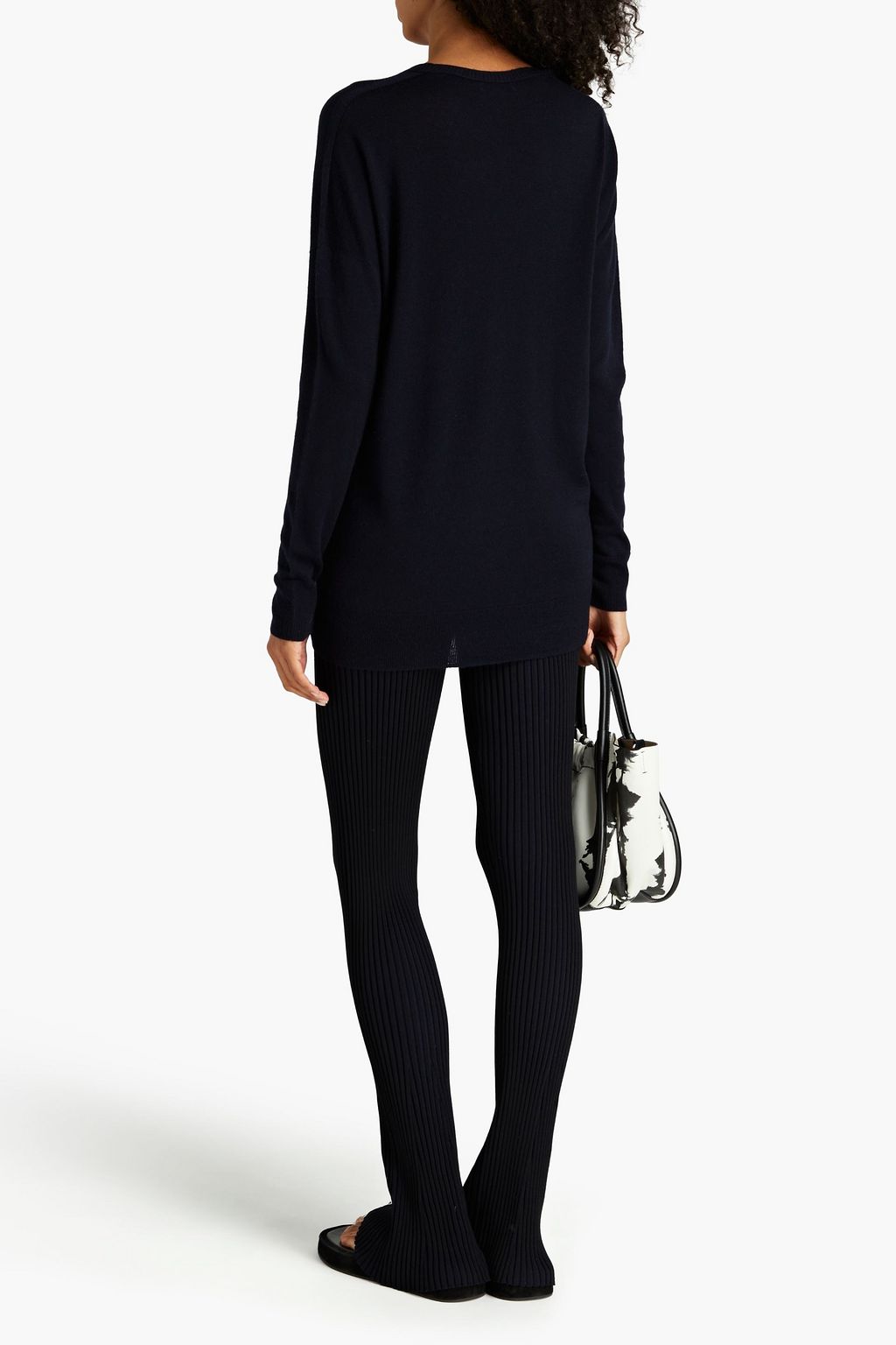 VINCE. Mélange wool-blend sweater