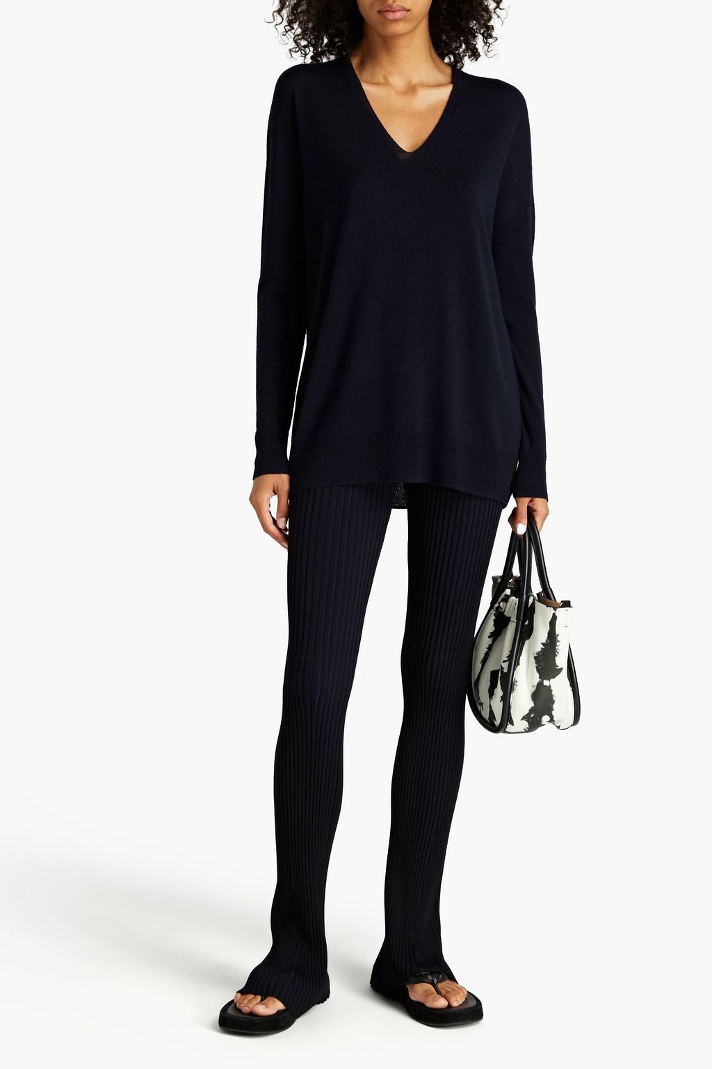 VINCE. Mélange wool-blend sweater