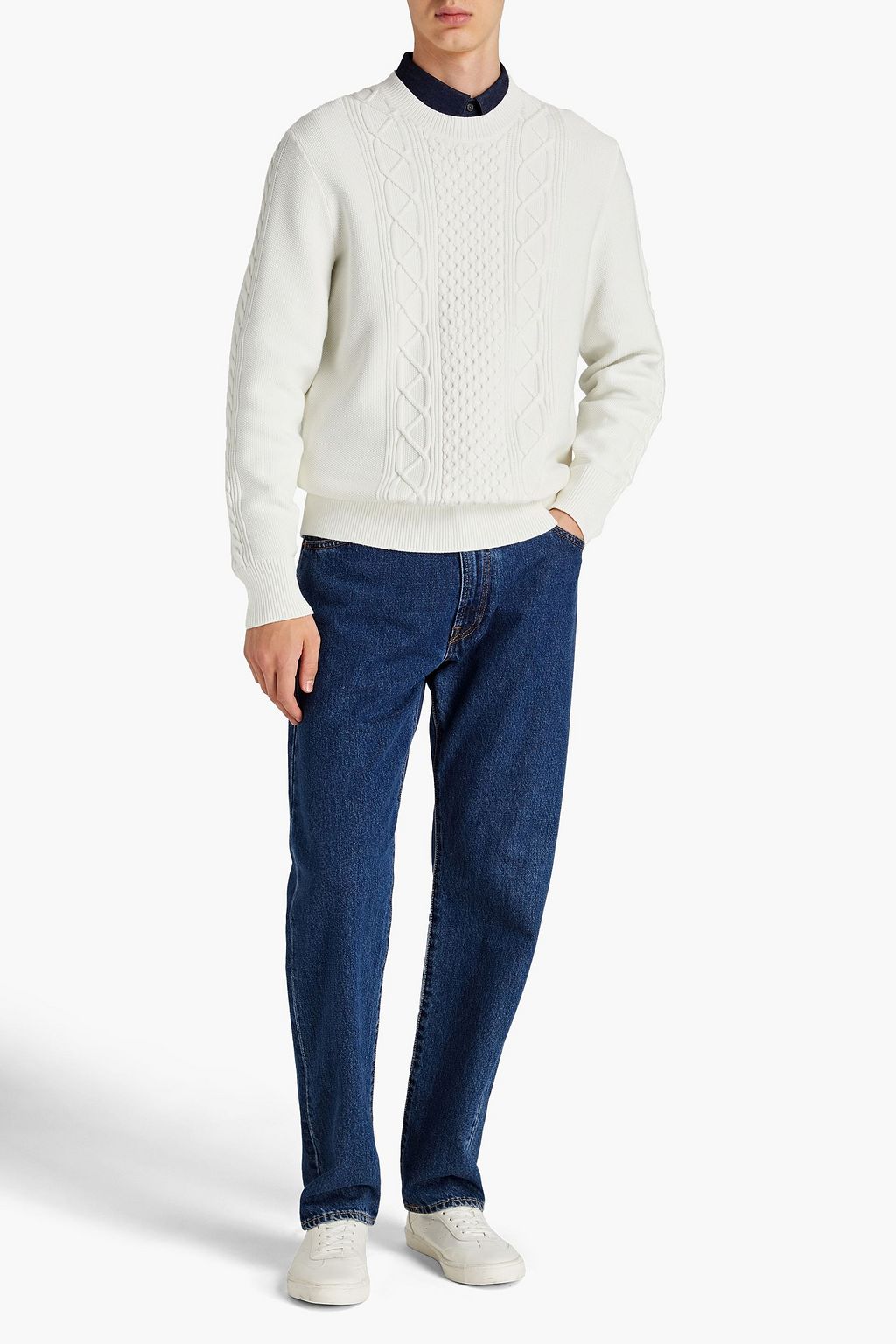 THEORY Cableknit sweater THE