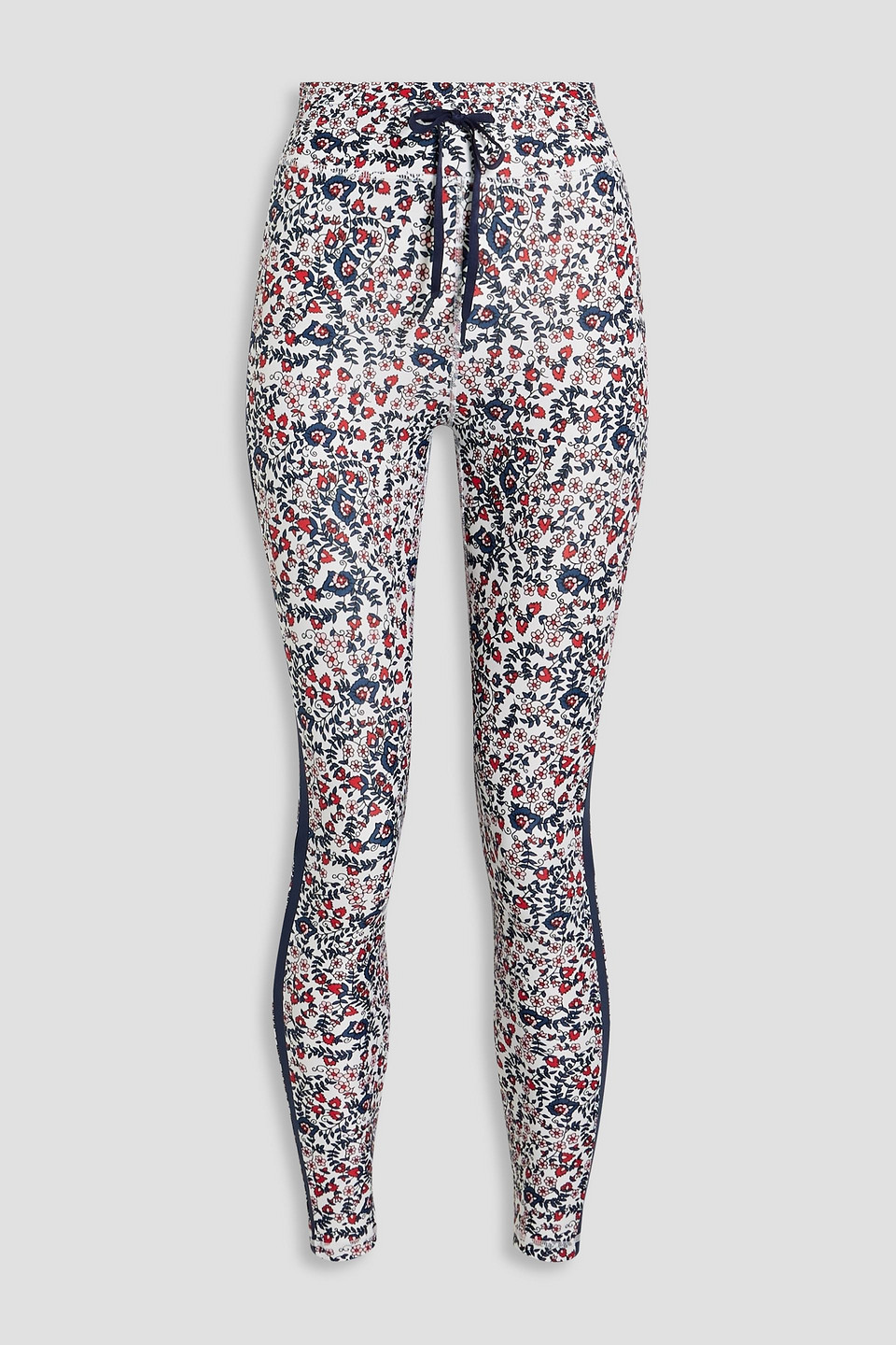 The Upside Capri Floral Performance Leggings In Multicolor
