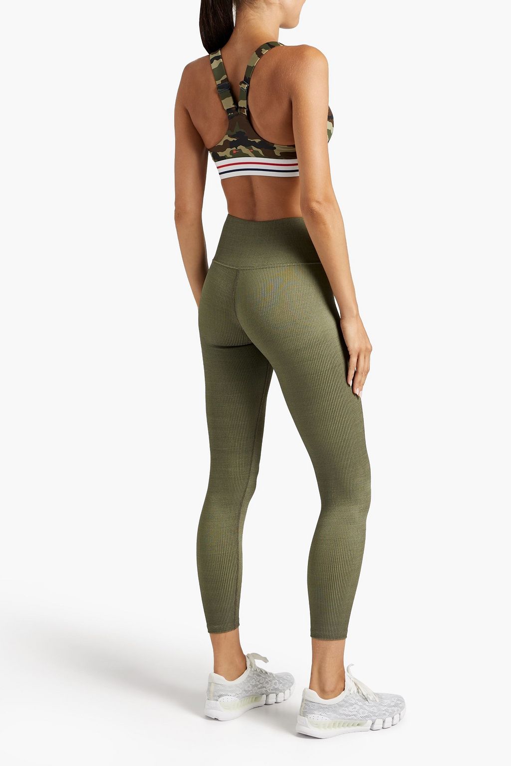 THE UPSIDE Heritage camouflageprint stretch sports bra Sale up to 70