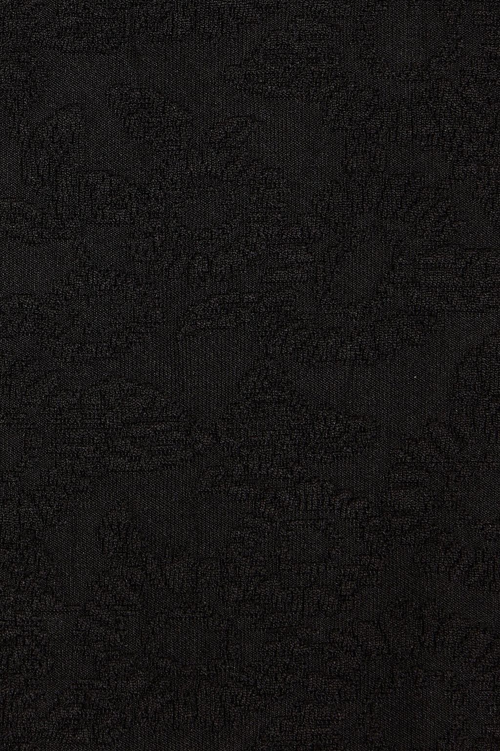 TWENTY MONTRÉAL Cropped stretch-jacquard tank