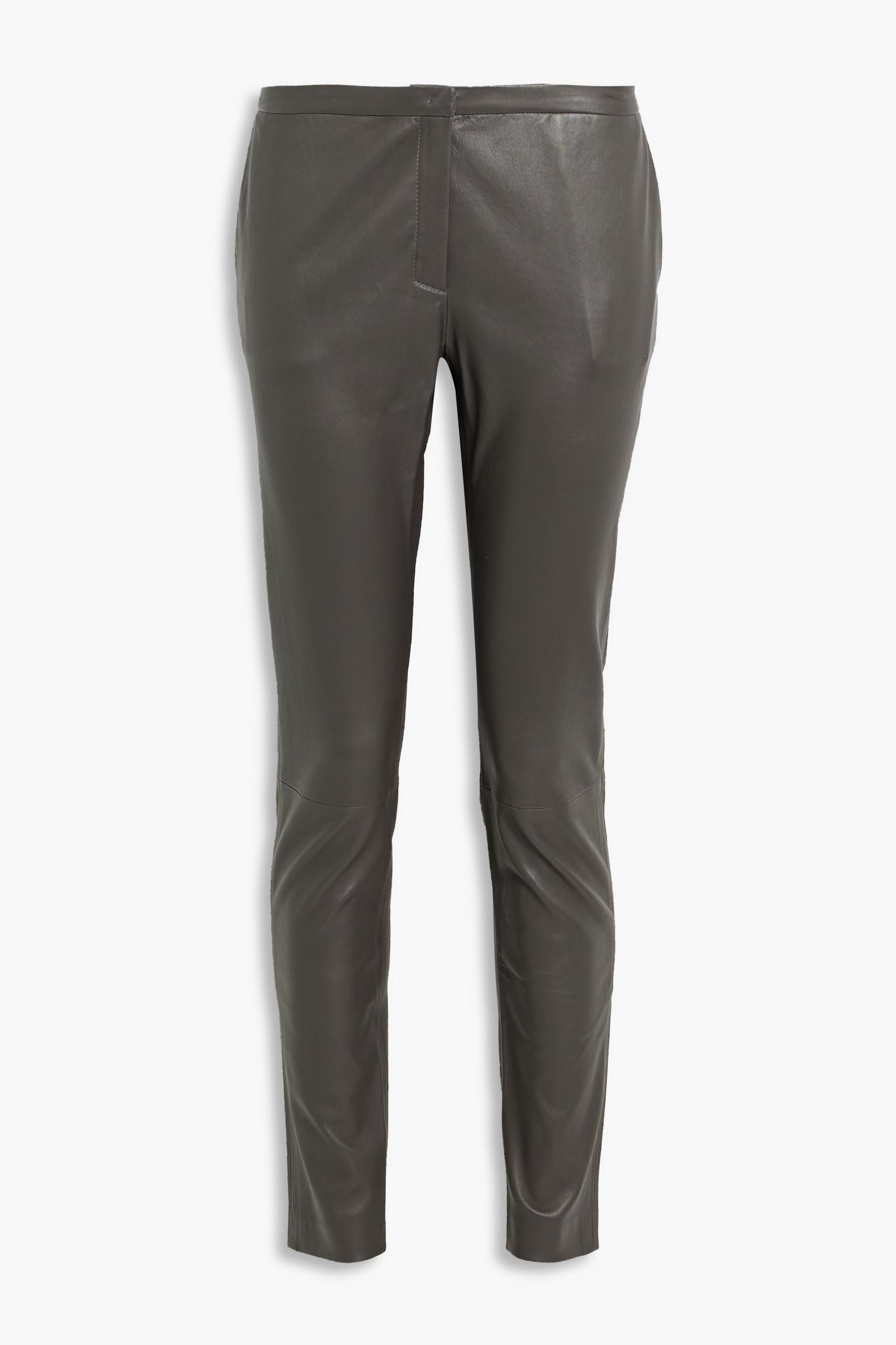 FABIANA FILIPPI Leather skinny pants