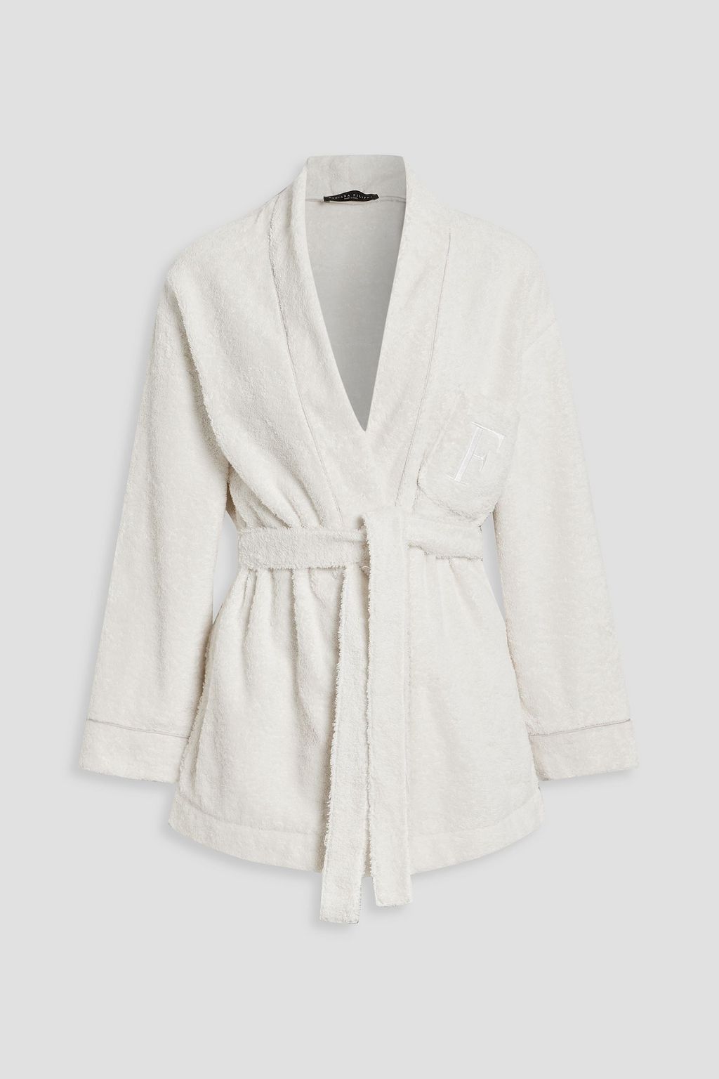 FABIANA FILIPPI Belted cottonterry robe THE