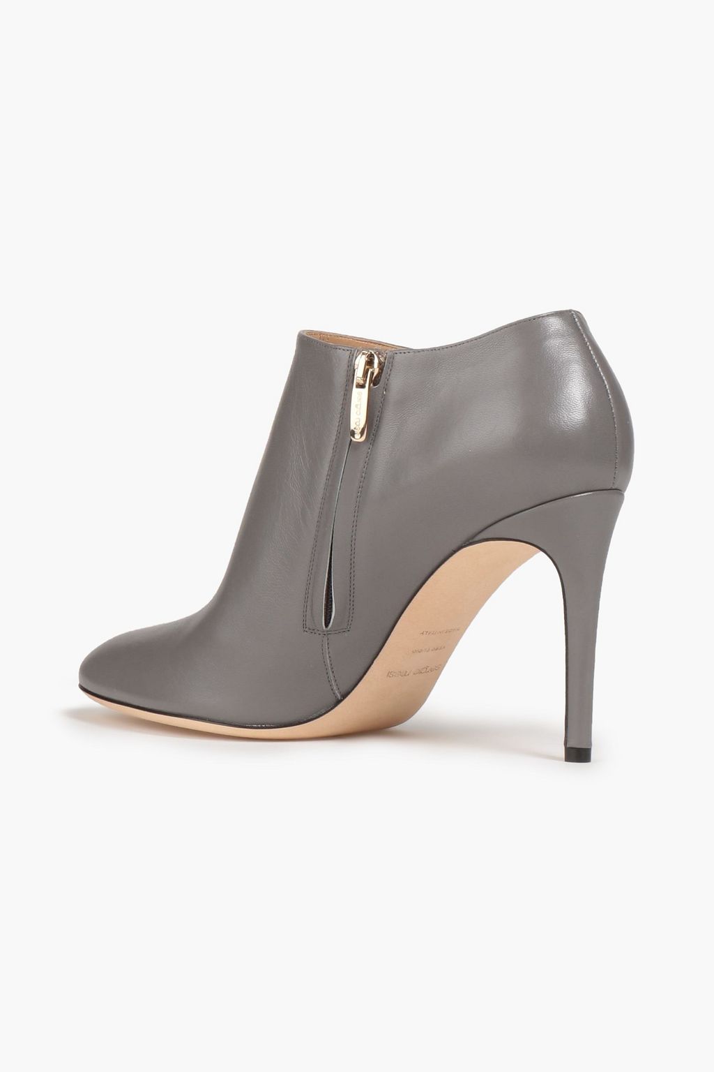 SERGIO ROSSI Leather ankle boots