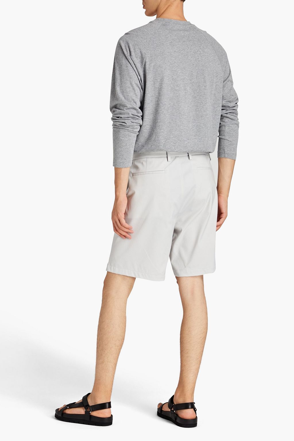 THEORY Mélange cotton-jersey T-shirt