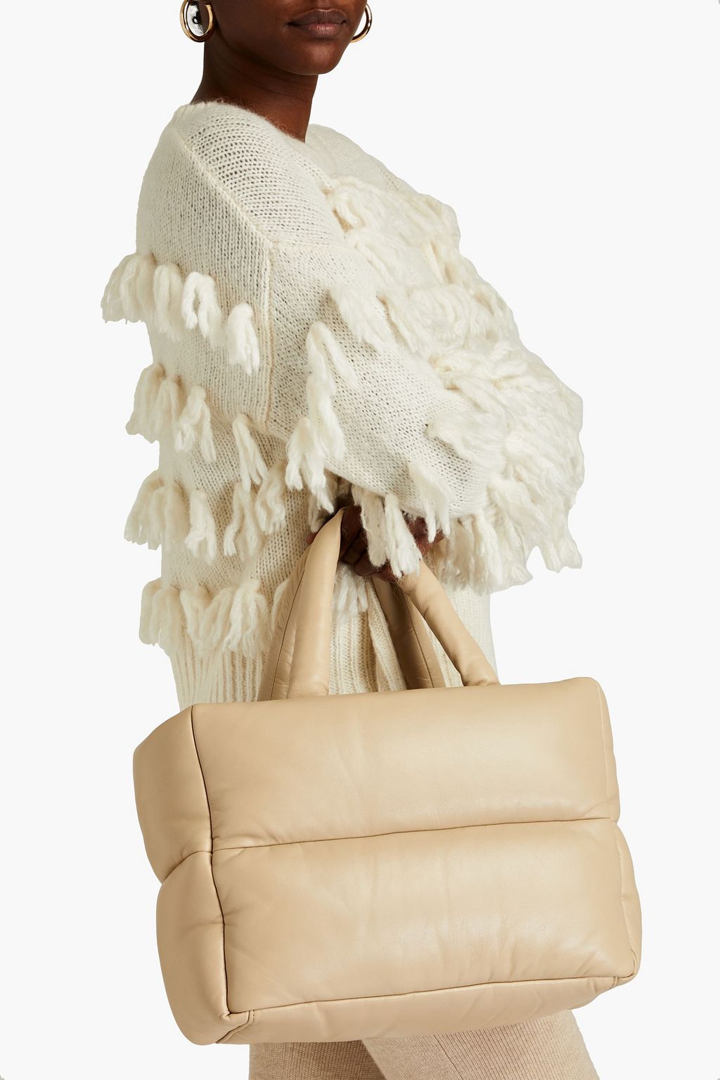 STAND STUDIO Daffy padded quilted leather tote