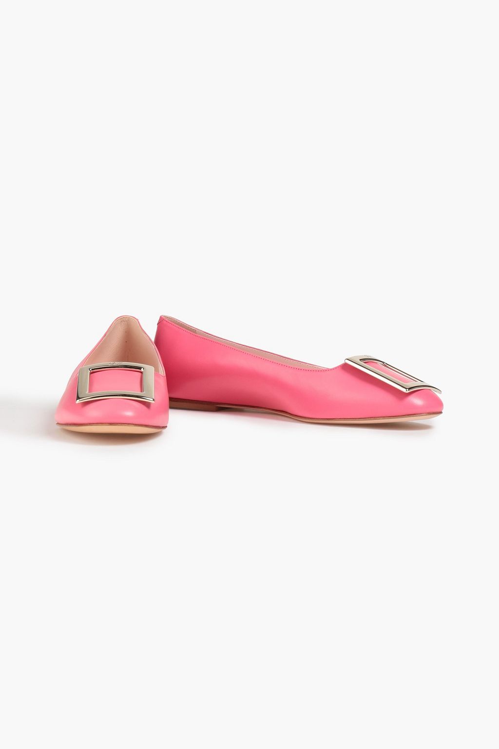 ROGER VIVIER Embellished leather ballet flats