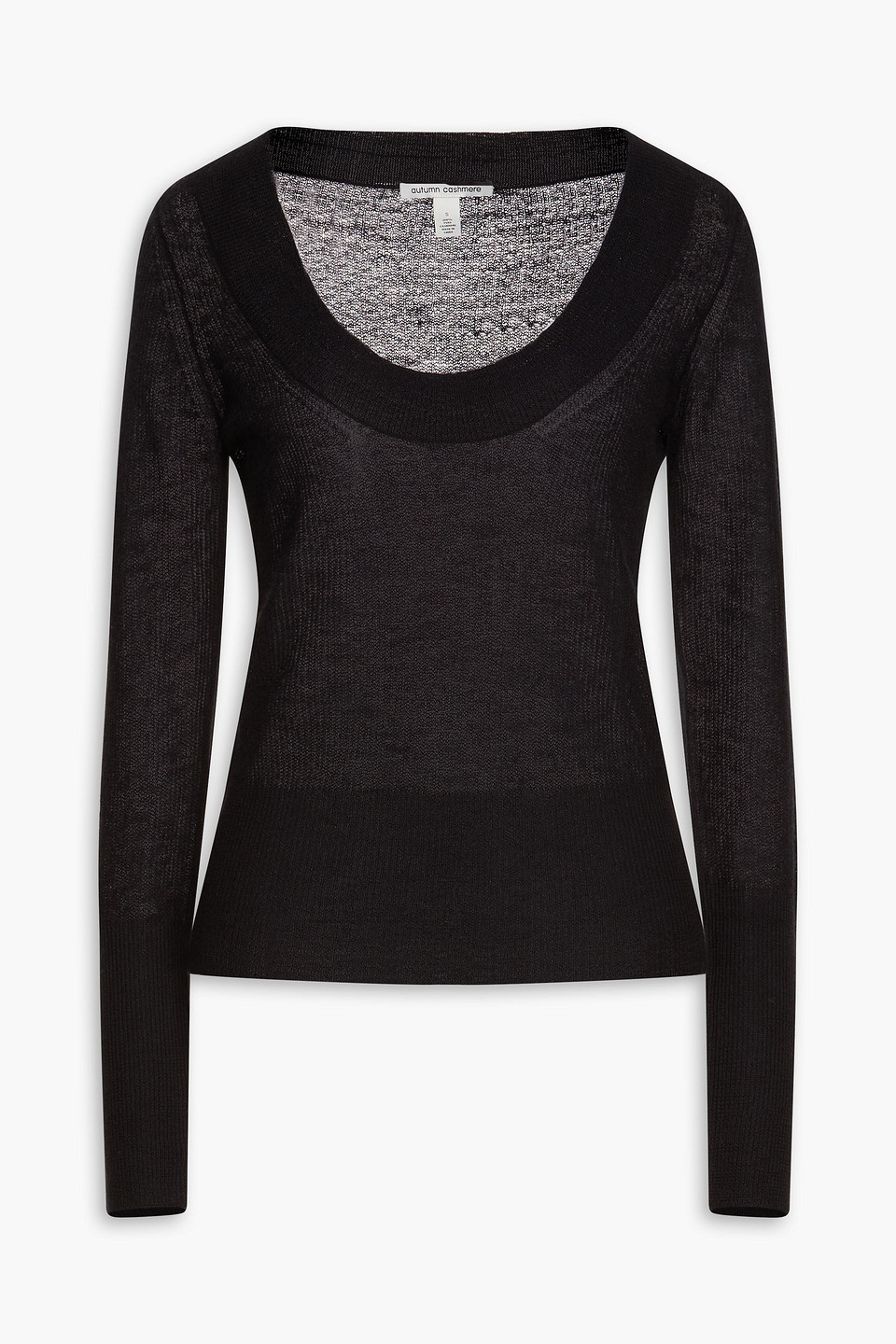 Autumn Cashmere Ribbed cashmere sweater