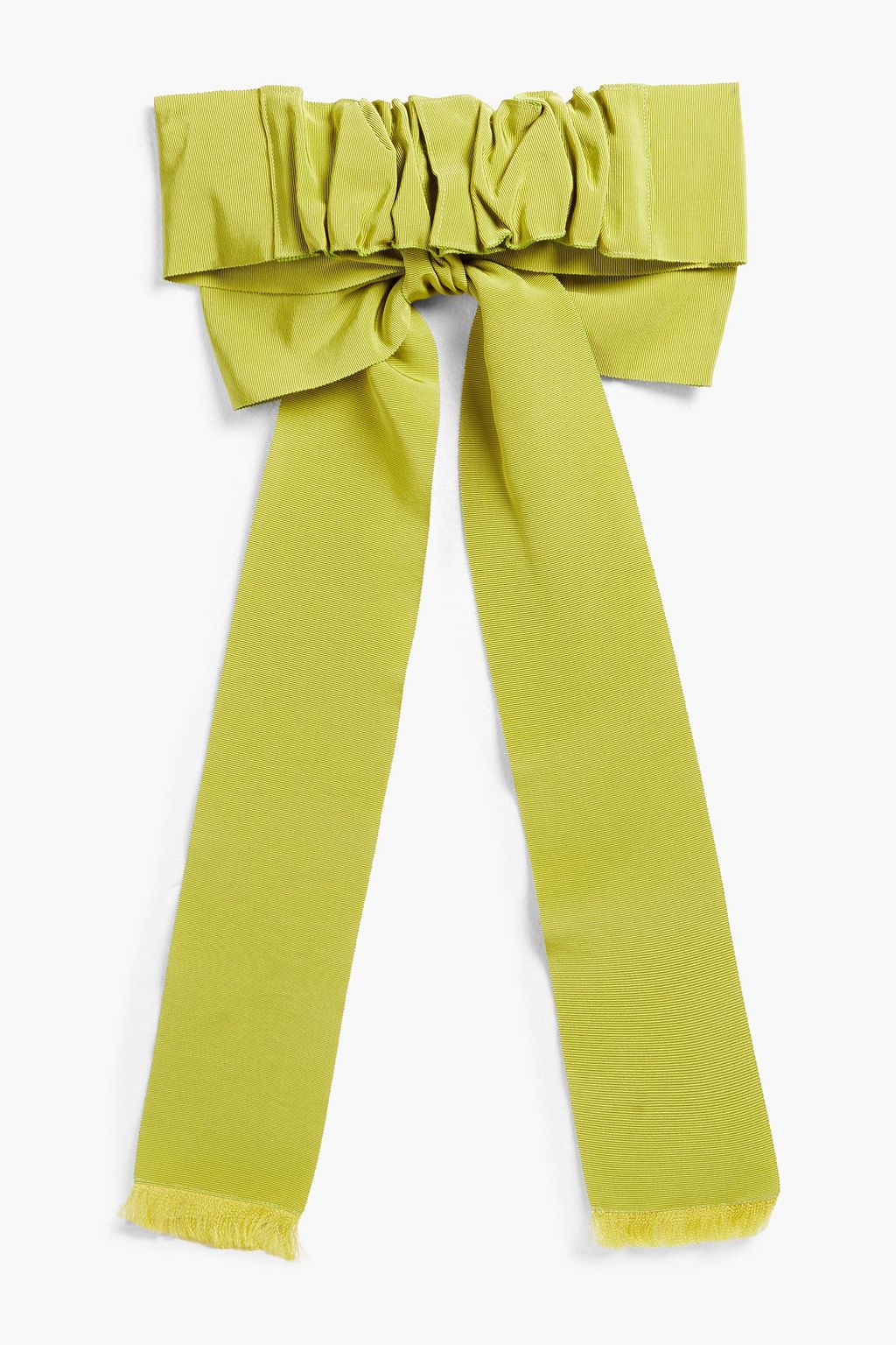 RED(V) Bow-embellished cotton-blend grosgrain belt