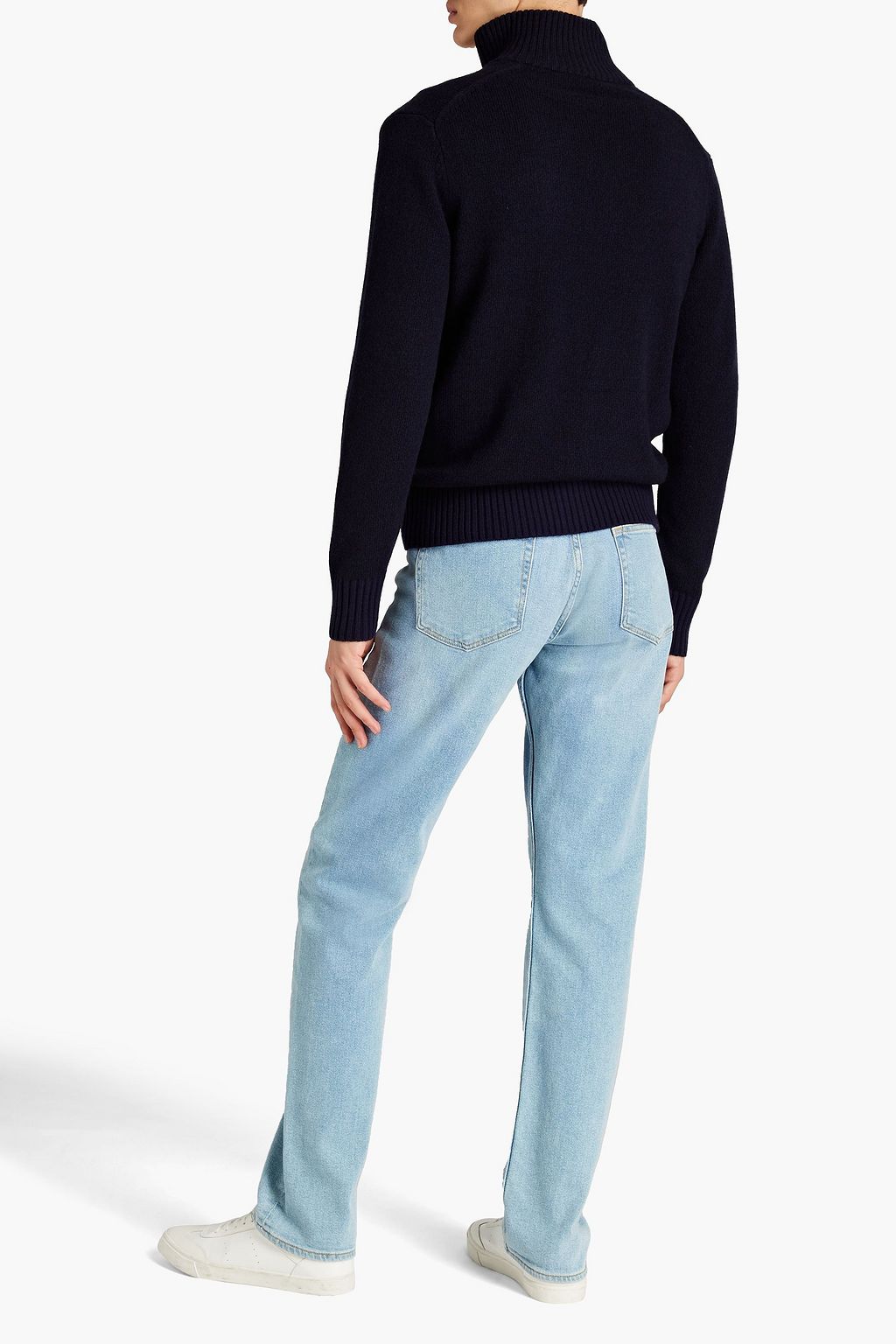 THEORY Jarkko wool-blend zip-up cardigan