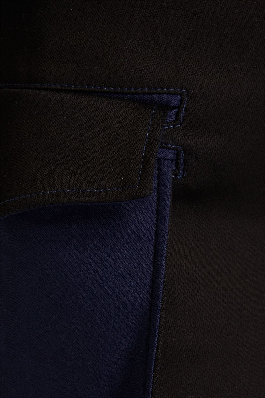 DION LEE Cotton-blend twill mini skirt